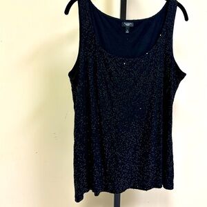 Plus size Talbots sequin tank top